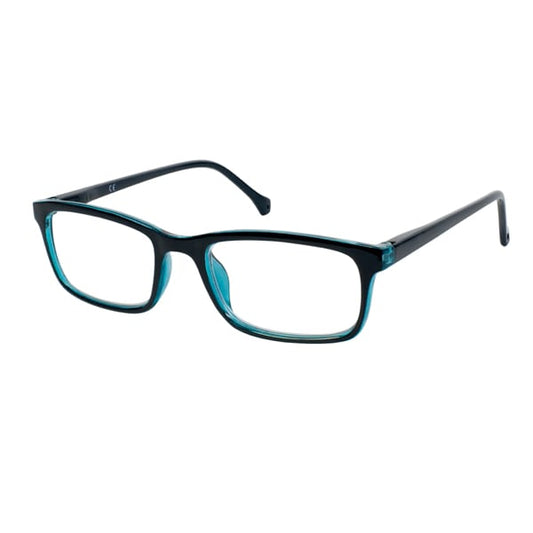 Eyelead E143 Men's Horn-Rimmed Reading Glasses Black-Blue  1 copë - E zezë - Blu