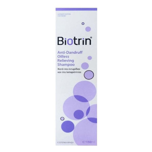 Biotrin Anti-Dandruff Oilless Relieving Shampoo,  Kundër zbokthit dhe yndyrës 150 ml