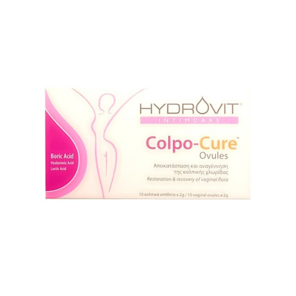 Hydrovit Intimcare Colpo-Cure Ovules Vaginal Suppositories for the Restoration of Vaginal Flora  10 copë