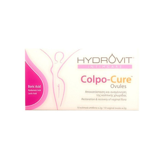 Hydrovit Intimcare Colpo-Cure Ovules Vaginal Suppositories for the Restoration of Vaginal Flora  10 copë