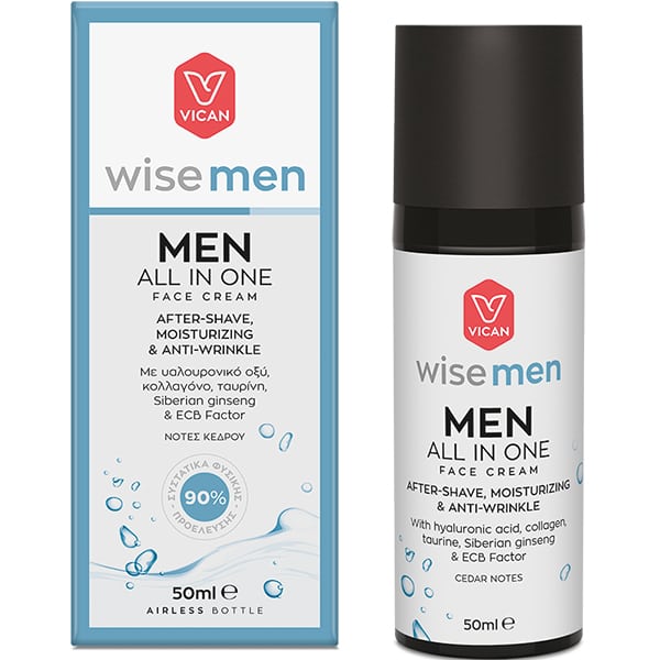Vican Wise Men All In One After Shave & All Day Face Cream  50 ml