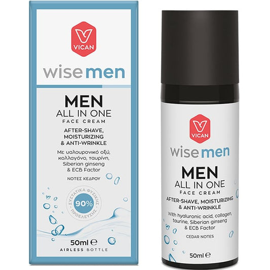 Vican Wise Men All In One After Shave & All Day Face Cream  50 ml
