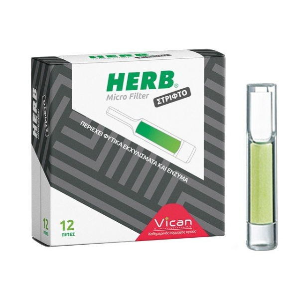 Herb Micro Filter for Handrolled Cigarettes  12 copë
