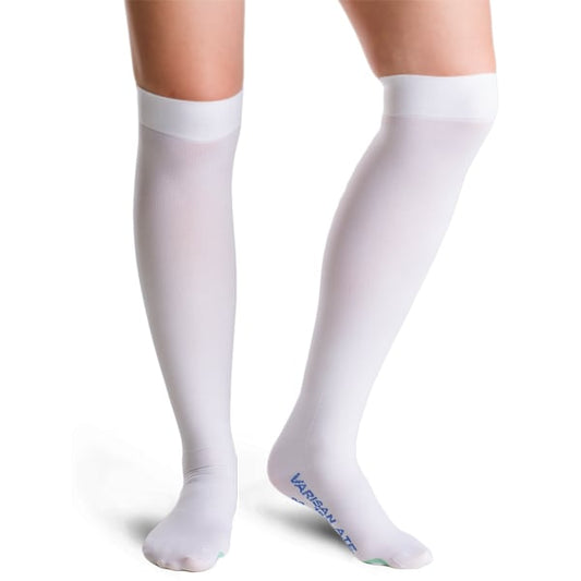 Varisan A.T.E. Below Knee Compression Stockings White 18mmHg  1 palë
