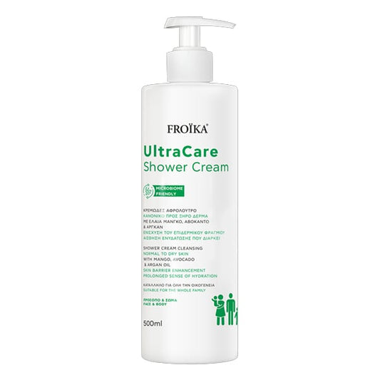 Froika UltraCare Shower Cream Face & Body for Normal to Dry Skin  500 ml