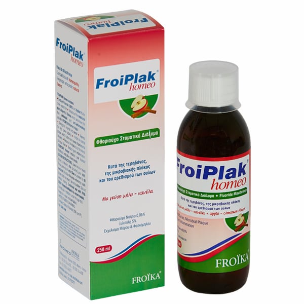 Froika FroiPlak Homeo Mouthwash Apple-Cinnamon  250 ml
