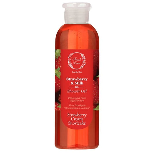 Fresh Line Strawberry & Milk Shower Gel  200 ml