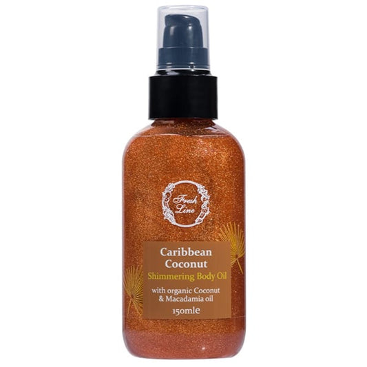 Fresh Line Caribbean Coconut Shimmering Body Oil  150 ml