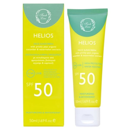 Fresh Line Helios Face Sunscreen SPF50  50 ml