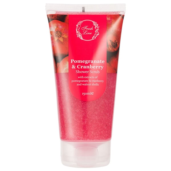 Fresh Line Pomegranate & Cranberry Shower Scrub  150 ml