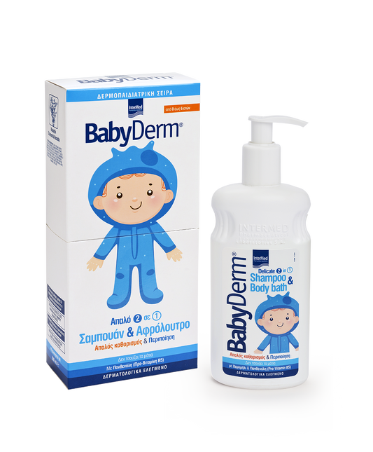 Intermed Babyderm Delicate 2-1 Shampoo & Body Bath  300 ml
