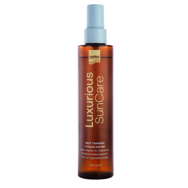 Intermed Luxurious Sun Care Self Tanning Vitamin Water Transparent Spray  200 ml