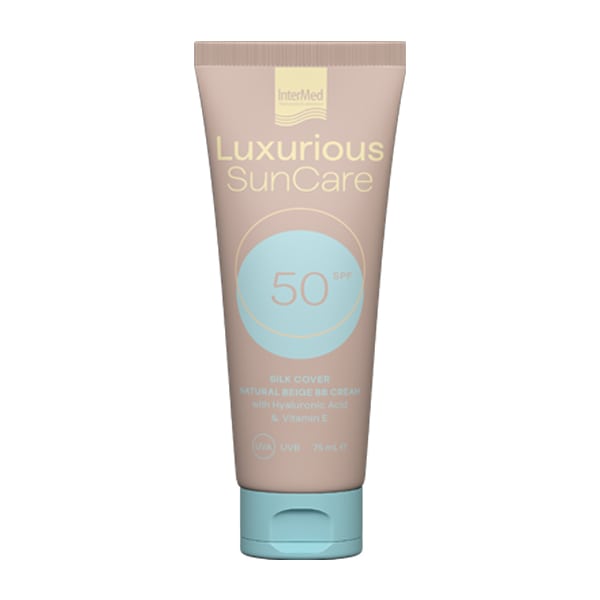Intermed Luxurious Sun Care Silk Cover BB Cream SPF50  75ml - BEZHË NATYRALE