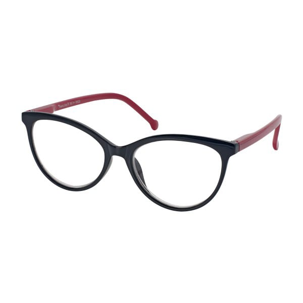 Eyelead E200 Women's Horn-Rimmed Reading Glasses Black-Red  1 copë - E zezë - E kuqe