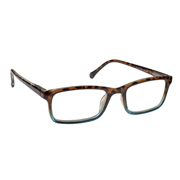 Eyelead E153 Unisex Horn-Rimmed Reading Glasses Tortoiseshell-Blue  1 copë - Guaskë breshke - Blu