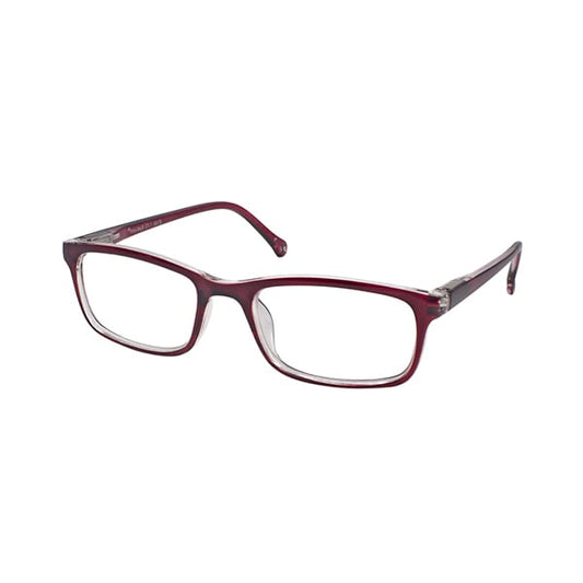 Eyelead E166 Unisex Horn-Rimmed Reading Glasses Red  1 copë - E kuqe