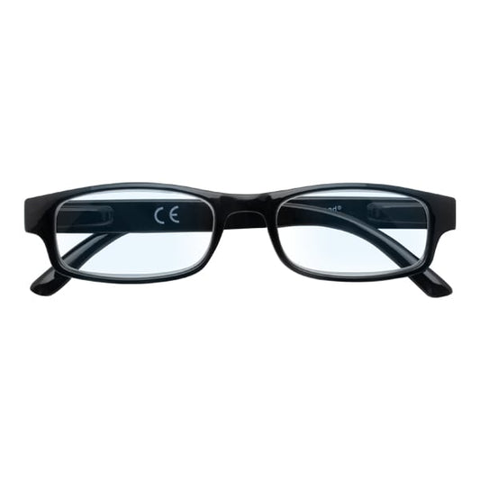 Eyelead B114 Unisex Bluelight Reading Glasses with UV Filter Black  1 copë - 002 E zezë
