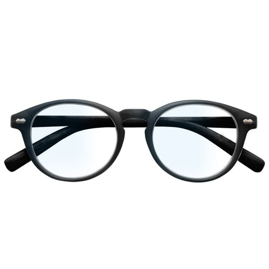 Eyelead B187 Unisex Bluelight Reading Glasses with UV Filter Black  1 copë - 002 E zezë