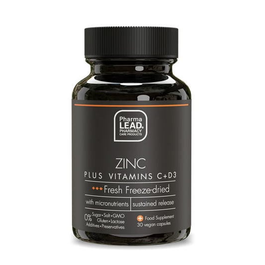 Pharmalead Black Range Zinc Plus Vitamins C+D3  30 kapsula vegjetariane