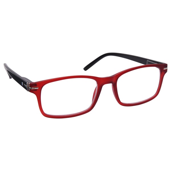 Eyelead E227 Unisex Horn-Rimmed Reading Glasses Black-Red  1 copë - E zezë - E kuqe