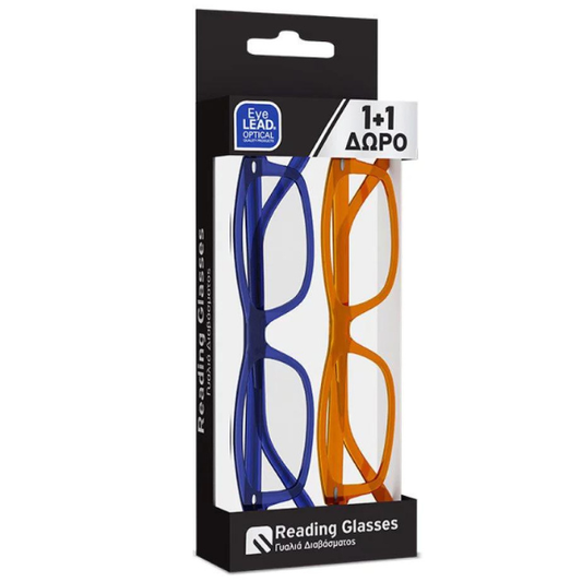 Eyelead Promo (1+1) Reading Glasses Honey & Blue, 2pcs  1 set