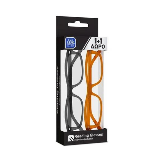 Eyelead Promo (1+1) Reading Glasses Grey & Honey, 2pcs  1 set