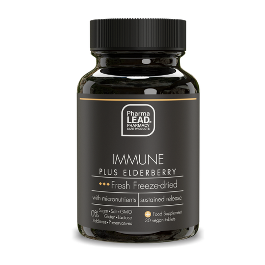 Pharmalead Black Range Immune Plus Elderberry  30 tableta vegjetariane