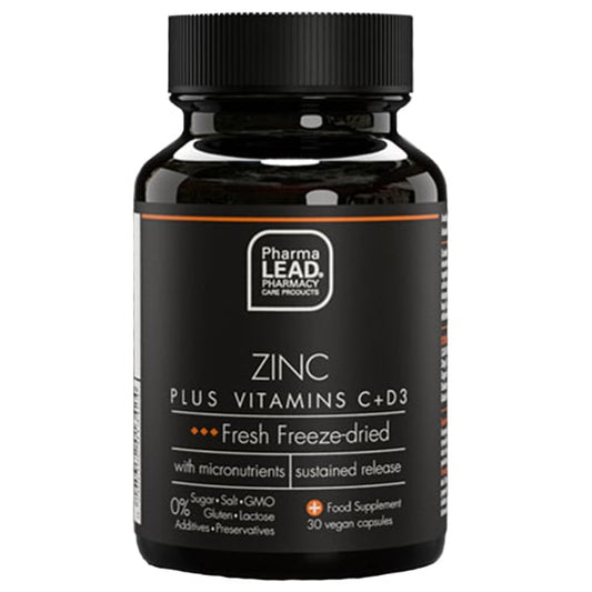 Pharmalead Zinc Plus Vitamin C & D3 Nutrients Fresh Freeze-Dried  30 kapsula