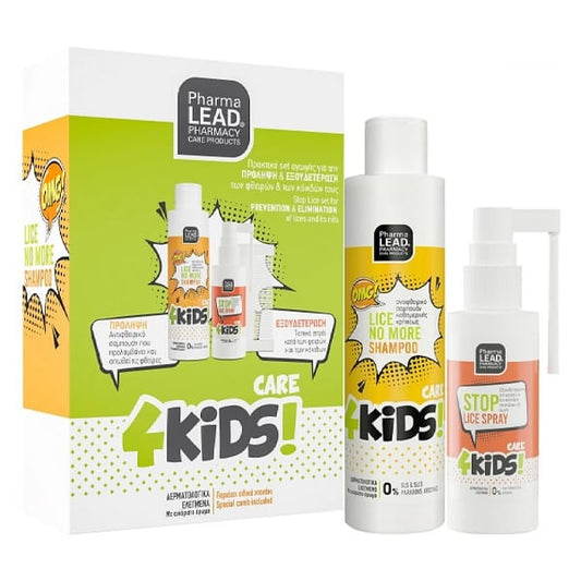 Pharmalead Lice No More Kids Anti-Lice Protection Set with Anti-Lice Shampoo, 125ml & Anti-Lice Spray, 50ml  1 set