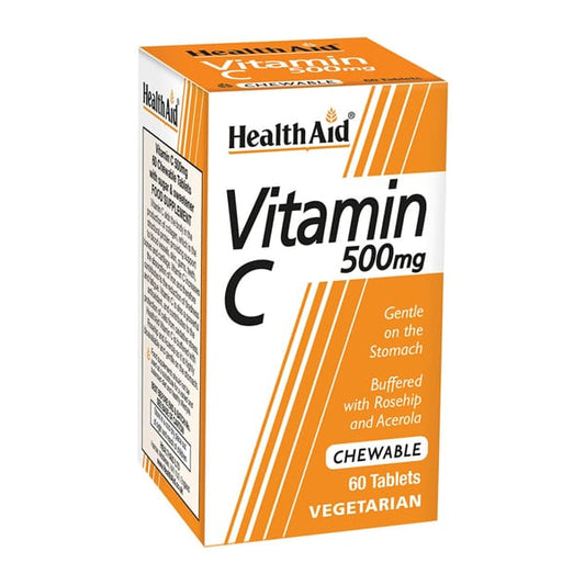 Health Aid Vitamin C 500mg  60 tableta përtypëse