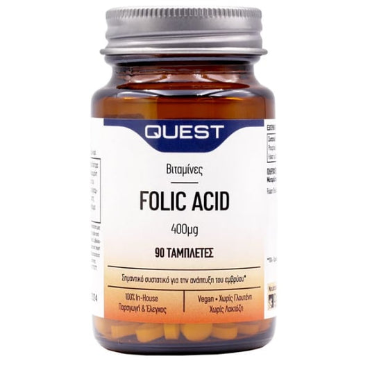 Quest Folic Acid 400 μg 90 tableta