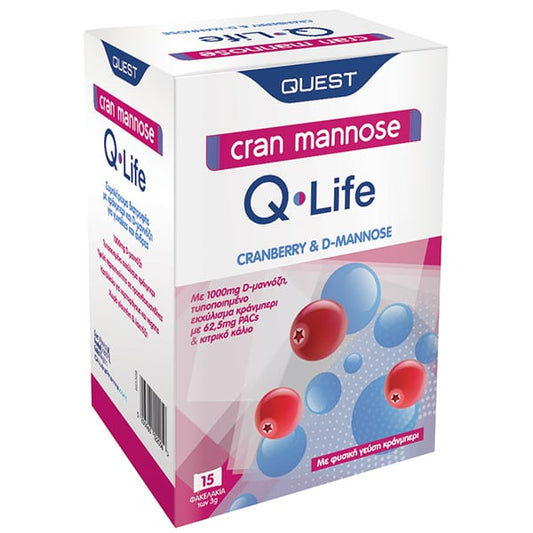Quest Cran Mannose Q-Life  15 bustina
