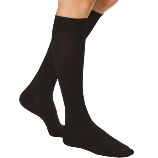 Anatomic Line Men's Below Knee Graduated Compression Socks 17-22 mmHg Black  1 copë