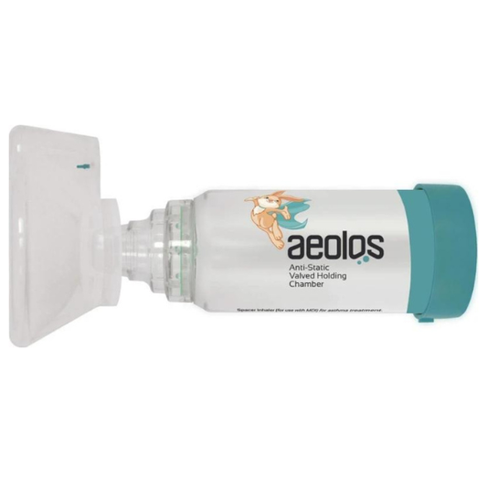 Aeolos Anti-Static Valved Holding Chamber Infants 0-18m  1 copë
