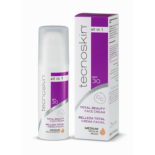 Tecnoskin Total Beauty Face Cream Medium SPF30  50 ml