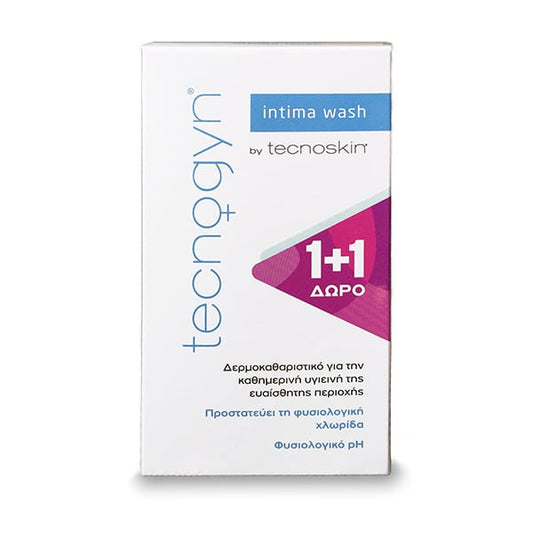 Tecnoskin Tecnogyn Intima Wash (1+1 FREE)  2x200ml