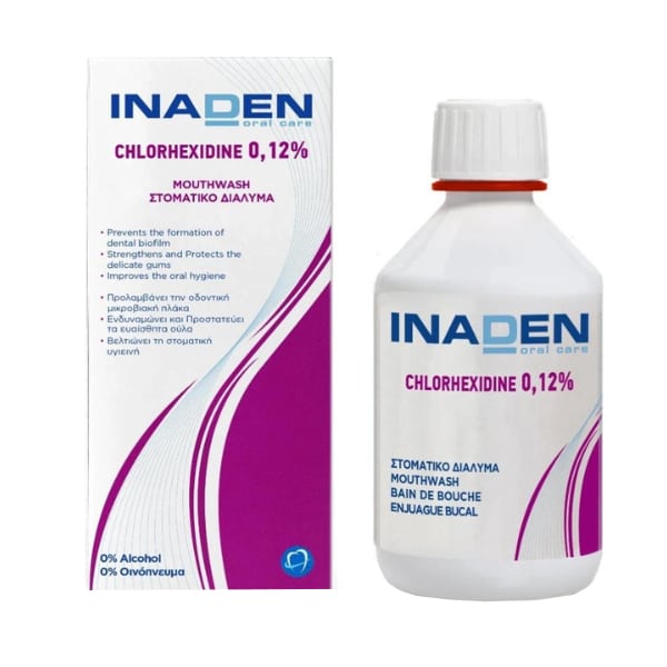 Inaden Chlorhexidine 0.12% Mouthwash Oral Solution with Chlorhexidine  250 ml