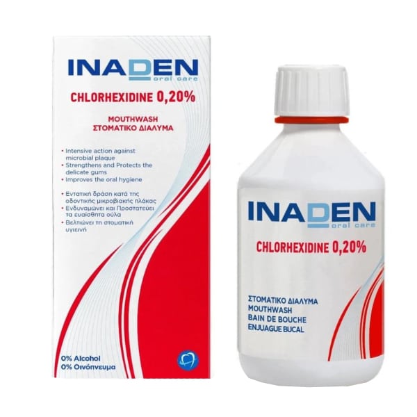 Inaden Chlorhexidine 0.20% Mouthwash  250 ml