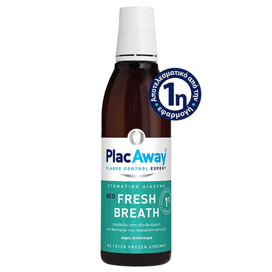 Plac Away Fresh Breath Mouthwash Frozen Mint Flavor  250 ml
