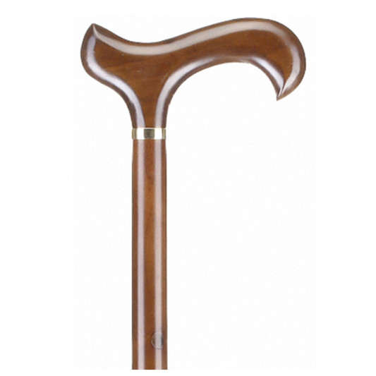 Alfacare Brown Derby Cane with Handle AC-828  1 copë