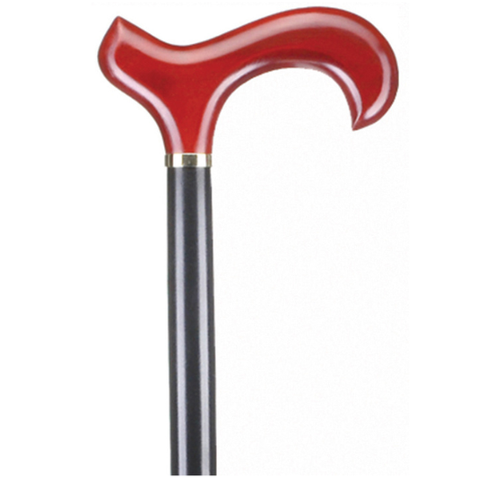 Alfacare Cane Black with Derby Handle Rosewood AC–830  1 copë