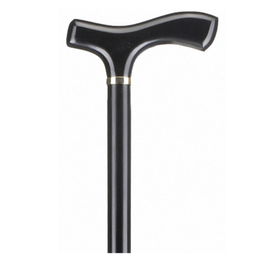 Alfacare Cane Black with Straight Handle AC–834  1 copë