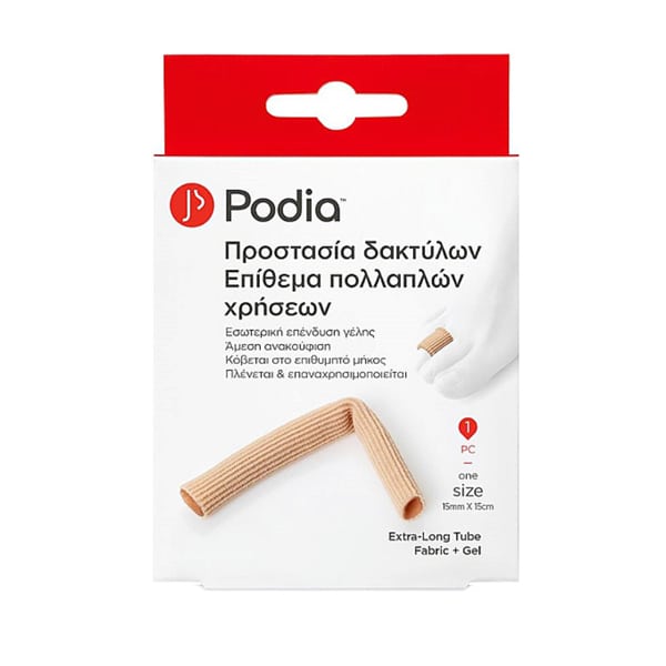 Podia Extra Long Tube Fabric + Gel One Size  1 copë
