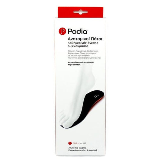 Podia Anatomic Insoles – Everyday Comfort & Support No40  1 palë