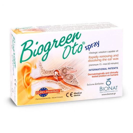 Bionat Biogreen Oto Spray for Ear Wax Removal  13 ml