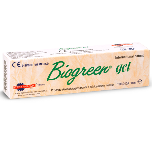 Bionat Biogreen Dermatological Gel Against Skin Diseases  30 ml
