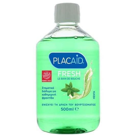 Plac Aid Fresh Mint Daily Protection Mouthwash  500 ml