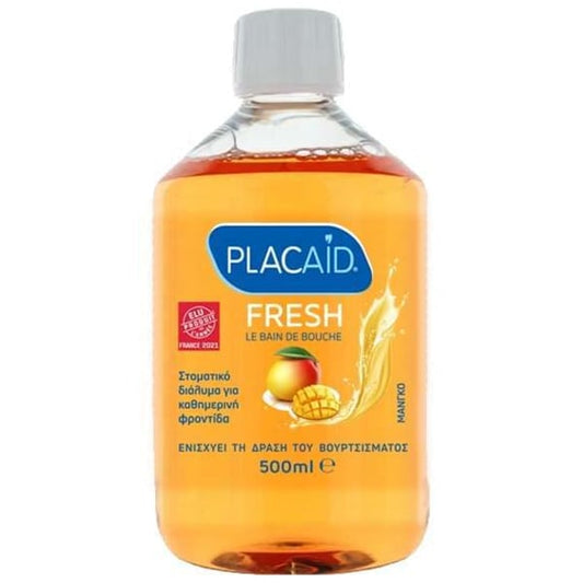 Plac Aid Fresh Mango Daily Protection Mouthwash  500 ml