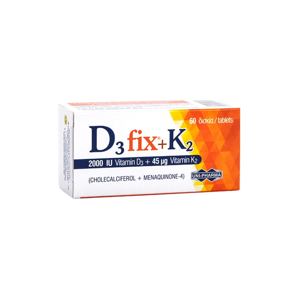 Unipharma D3 fix 2000IU + K2 45 μg 60 tableta