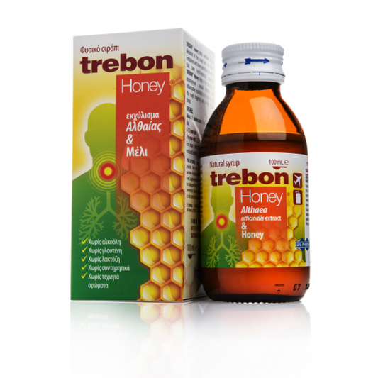 Unipharma Trebon Honey Natural Syrup  100 ml